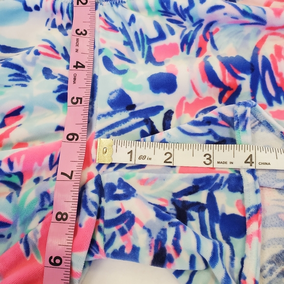 RARE Lilly Pulitzer Robyn Shorts Womens XSmall Cabana Cocktail Velour Lounge‎ XS - Picture 13 of 15